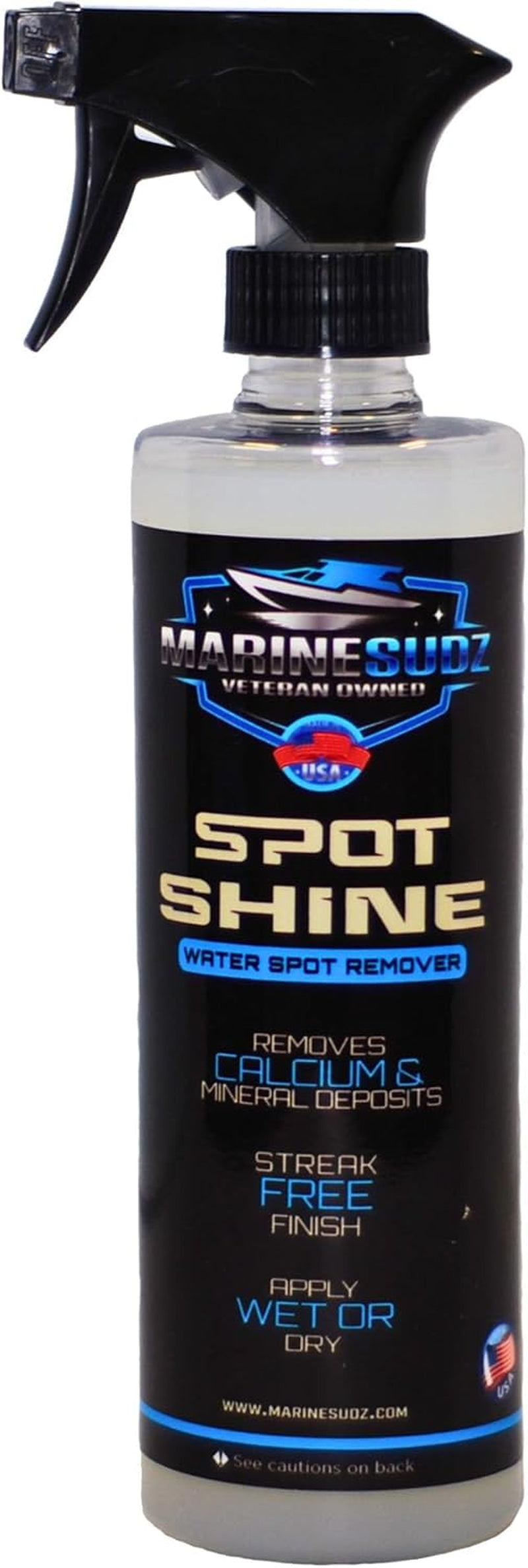 Spot Shine Water Spot Remover: Boats, Pwcs, Cars, Rvs, Glass, White