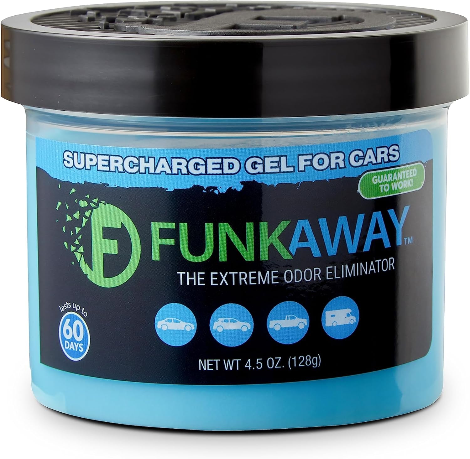 Supercharged Gel for Cars, 4.5 Oz., Extreme Odor Eliminator Soaks up and Removes Smells in Cars, Suvs, Trucks and Rvs for Long-Lasting Results