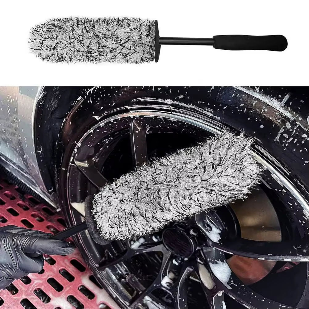 Car Wash Set High-Quality Car Detailing Tools Car Detailing Supplies Set 4Pcs Wheel Tire Brushes Kit for Stubborn for Wheels