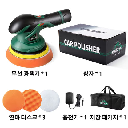 Cordless 12V Car Polisher Dual Action Wireless Car Polishing Machine Electric Polish Machines Adjustment Power Tools