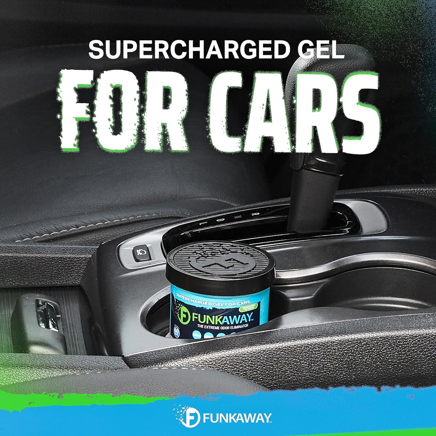 Supercharged Gel for Cars, 4.5 Oz., Extreme Odor Eliminator Soaks up and Removes Smells in Cars, Suvs, Trucks and Rvs for Long-Lasting Results